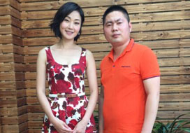 广州长征与明星合影